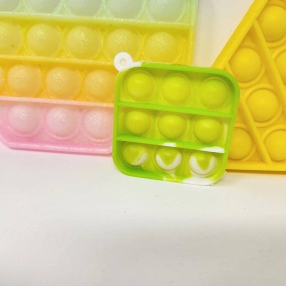 Push Pop Bubble Fidget Toy Silicone Squeeze Fidget Sensory Toys (3 Pack) - Picture 3 of 7